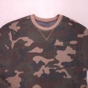 Stanley Casual Long Sleeve Graphic T Shirt Adult Mens Size M Forest Camo